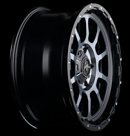MID(マルカサービス) NITRO POWER/M10 PERSHING-S 【16×7J 5-114 INSET40 ブラック/DC】 ニッサン エクストレイル 32系