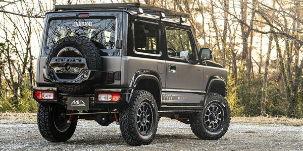 MID(マルカサービス) NITRO POWER/M10 PERSHING-KC 【14×4.5J 4-100 INSET45 ブラック/DC】 ホンダ ライフ JC系 2008/11〜2014/04