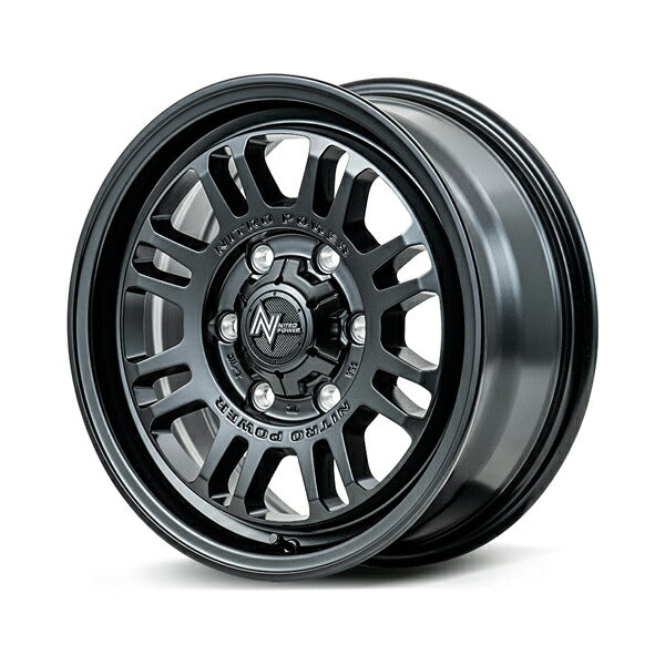 MID(マルカサービス) NITRO POWER/M16 ASSAULT 【16×7J 5-114 INSET40 ブラック】 トヨタ ヤリスクロス MXPJ15 2020/08〜