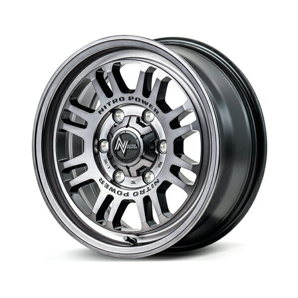 MID(マルカサービス) NITRO POWER/M16 ASSAULT 【16×7J 5-114 INSET40 クリア】 ホンダ ステップワゴン RP系