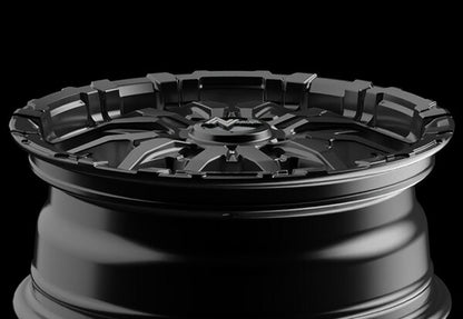 MID(マルカサービス) NITRO POWER/M26 CROSS FANG 【15×6J 6-139 INSET33 バレルブラック】