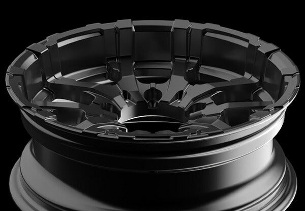 MID(マルカサービス) NITRO POWER/M26 CROSS FANG 【16×6J 5-139 INSET-5 ブラックメタリック】 スズキ ジムニーシエラ