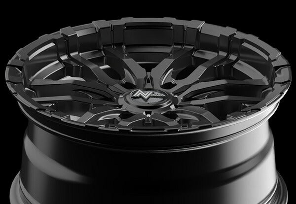 MID(マルカサービス) NITRO POWER/M26 CROSS FANG 【17×8J 6-139 INSET20 バレルブラック】 トヨタ ランドクルーザープラド 150系 2009/09〜