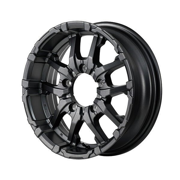 MID(マルカサービス) NITRO POWER/M26 CROSS FANG 【16×5.5J 5-139 INSET20 バレルブラック】 スズキ ジムニー 64系 2018/07〜