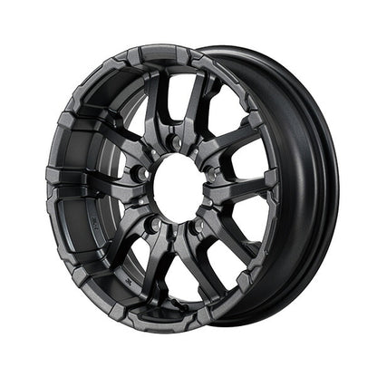 MID(マルカサービス) NITRO POWER/M26 CROSS FANG 【16×5.5J 5-139 INSET20 バレルブラック】 スズキ ジムニー 64系 2018/07〜