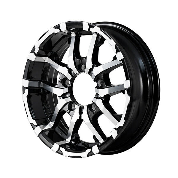 MID(マルカサービス) NITRO POWER/M26 CROSS FANG 【16×6J 5-139 INSET-5 ブラックメタリック】 スズキ ジムニーシエラ