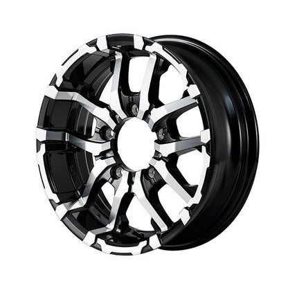 MID(マルカサービス) NITRO POWER/M26 CROSS FANG 【16×6J 5-139 INSET-5 ブラックメタリック】 スズキ ジムニーシエラ