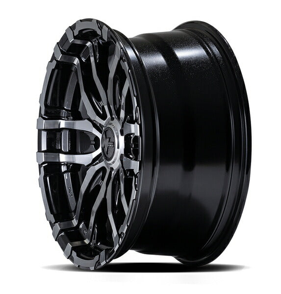 MID(マルカサービス) NITRO POWER/M26 CROSS FANG 【17×6.5J 6-139 INSET48 バレルブラック】
