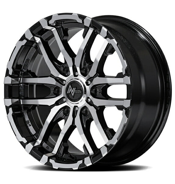 MID(マルカサービス) NITRO POWER/M26 CROSS FANG 【15×6J 6-139 INSET33 バレルブラック】
