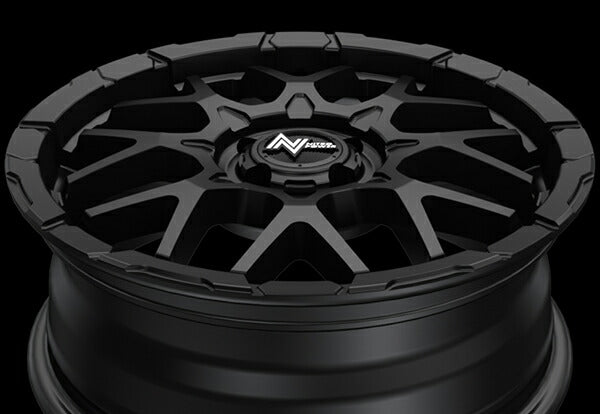 MID(マルカサービス) NITRO POWER/M28 BULLET-KC 【16×6J 4-100 INSET40 セミグロスブラック】 トヨタ アクア 10系 2011/12〜