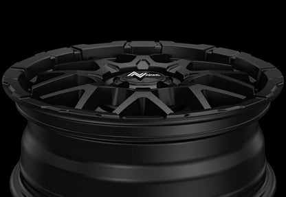 MID(マルカサービス) NITRO POWER/M28 BULLET-KC 【16×6J 4-100 INSET40 セミグロスブラック】 トヨタ アクア 10系 2011/12〜