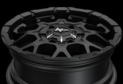 MID(マルカサービス) NITRO POWER/M28 BULLET 【16×6.5J 6-139 INSET48 セミグロスブラック】 ニッサン キャラバン 25系 1986/09〜