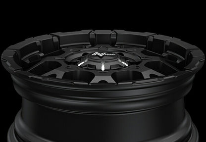 MID(マルカサービス) NITRO POWER/M28 BULLET 【16×6.5J 6-139 INSET48 セミグロスブラック】