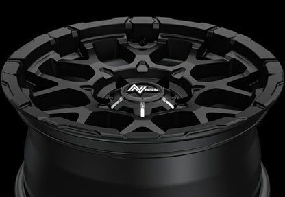 MID(マルカサービス) NITRO POWER/M28 BULLET 【17×8J 6-139 INSET20 セミグロスブラック】