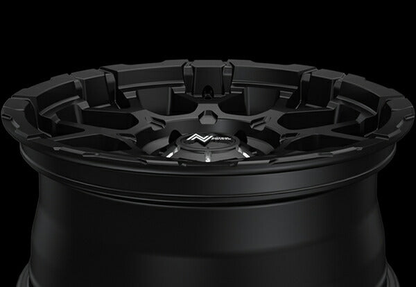 MID(マルカサービス) NITRO POWER/M28 BULLET 【17×8J 6-139 INSET20 セミグロスブラック】