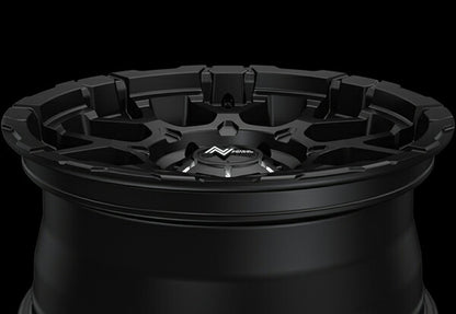 MID(マルカサービス) NITRO POWER/M28 BULLET 【17×8J 6-139 INSET20 セミグロスブラック】