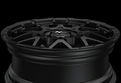 MID(マルカサービス) NITRO POWER/M28 BULLET-S 【18×7J 5-114 INSET42 セミグロスブラック】 トヨタ C-HR