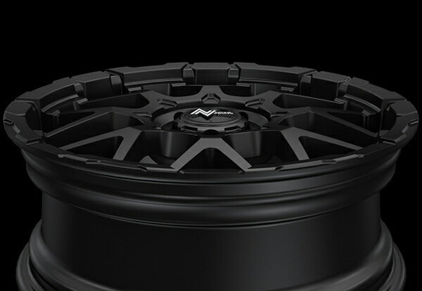 MID(マルカサービス) NITRO POWER/M28 BULLET-S 【18×7J 5-114 INSET42 セミグロスブラック】
