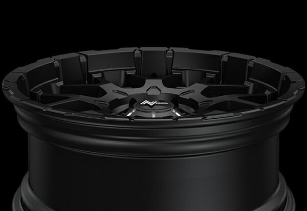 MID(マルカサービス) NITRO POWER/M28 BULLET 【20×8.5J 6-139 INSET20 セミグロスブラック】
