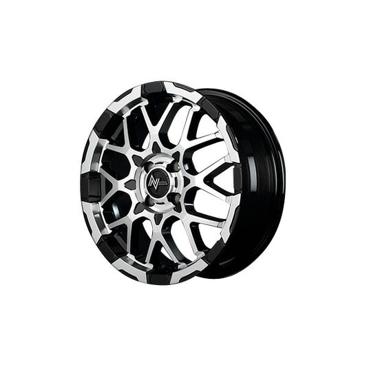 MID(マルカサービス) NITRO POWER/M28 BULLET-KC 【15×5J 4-100 INSET48 ブラック/ミラー】