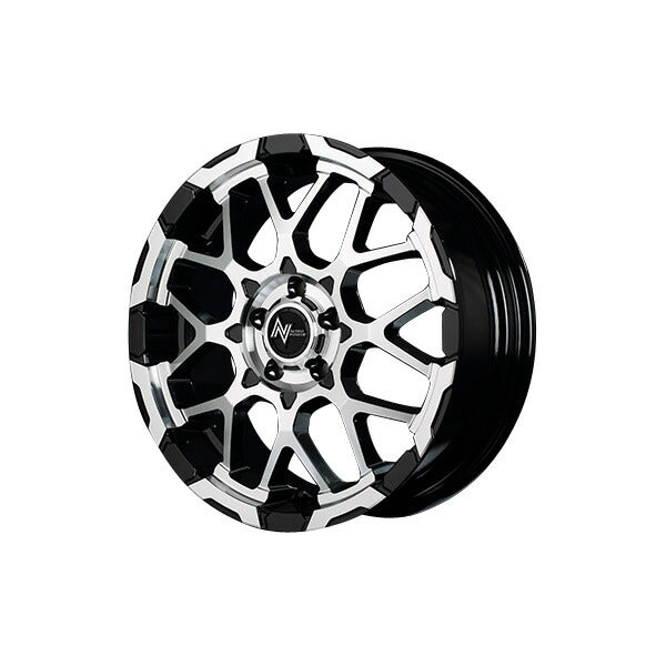 MID(マルカサービス) NITRO POWER/M28 BULLET-S 【16×7J 5-114 INSET40 ブラック/ミラー】 トヨタ クラウン 180系