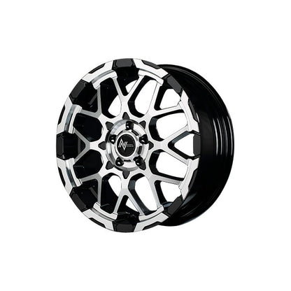MID(マルカサービス) NITRO POWER/M28 BULLET-S 【16×7J 5-114 INSET40 ブラック/ミラー】 トヨタ クラウン 180系