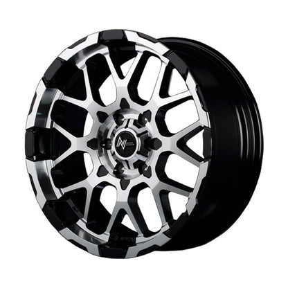MID(マルカサービス) NITRO POWER/M28 BULLET 【17×8J 6-139 INSET20 ブラック/ミラー】 トヨタ ランドクルーザープラド 150系 2009/09〜