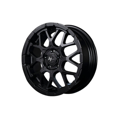MID(マルカサービス) NITRO POWER/M28 BULLET-S 【16×7J 5-114 INSET40 セミグロスブラック】 マツダ MPV LW系
