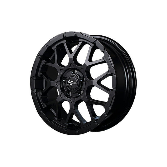 MID(マルカサービス) NITRO POWER/M28 BULLET-S 【18×7J 5-114 INSET42 セミグロスブラック】
