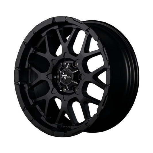 MID(マルカサービス) NITRO POWER/M28 BULLET 【17×6.5J 6-139 INSET48 セミグロスブラック】