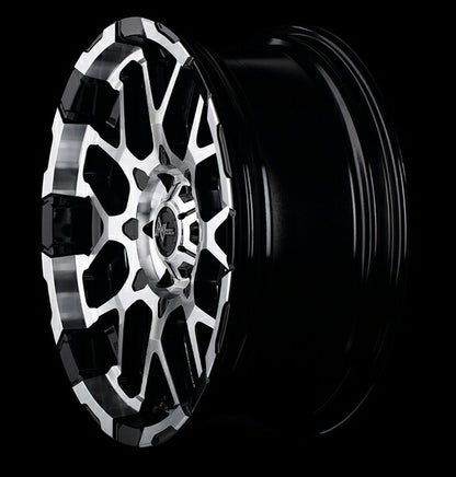 MID(マルカサービス) NITRO POWER/M28 BULLET-KC 【15×5J 4-100 INSET48 セミグロスブラック】 マツダ フレアワゴン/フレアワゴンカスタムスタイル 21系 2012/06〜2013/04