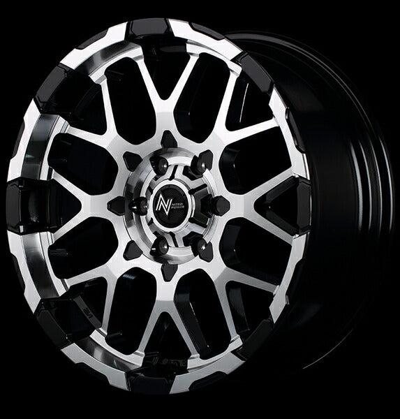 MID(マルカサービス) NITRO POWER/M28 BULLET-KC 【15×5J 4-100 INSET48 ブラック/ミラー】 スズキ ハスラー MR系 2014/01〜