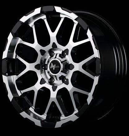MID(マルカサービス) NITRO POWER/M28 BULLET-KC 【15×5J 4-100 INSET48 ブラック/ミラー】 スズキ ハスラー MR系 2014/01〜