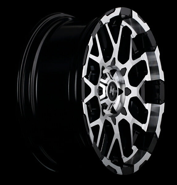 MID(マルカサービス) NITRO POWER/M28 BULLET-KC 【16×6J 4-100 INSET40 セミグロスブラック】 トヨタ アクア 10系 2011/12〜