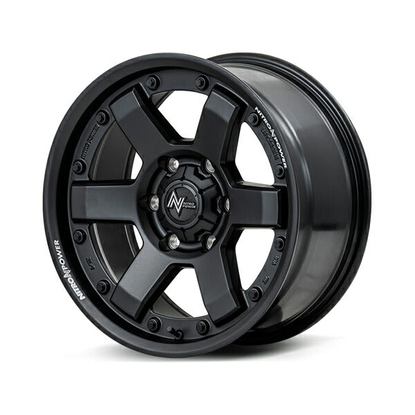 MID(マルカサービス) NITRO POWER/M6 CARBINE 【17×6.5J 6-139 INSET48】 ニッサン NV350キャラバン 26系 2012/06〜