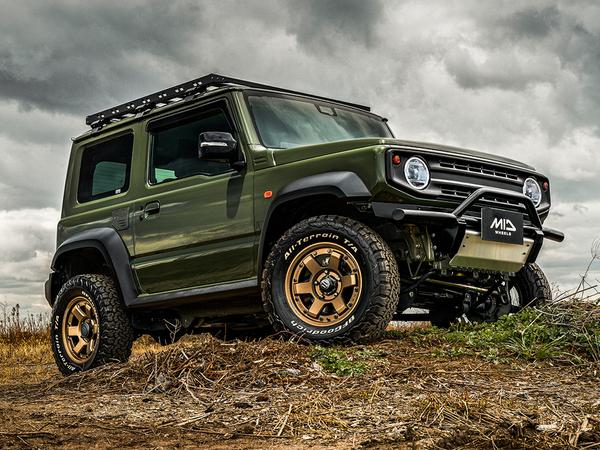 ジムニーシエラ アルミホイール MID ナイトロパワー M6カービン【16×6J