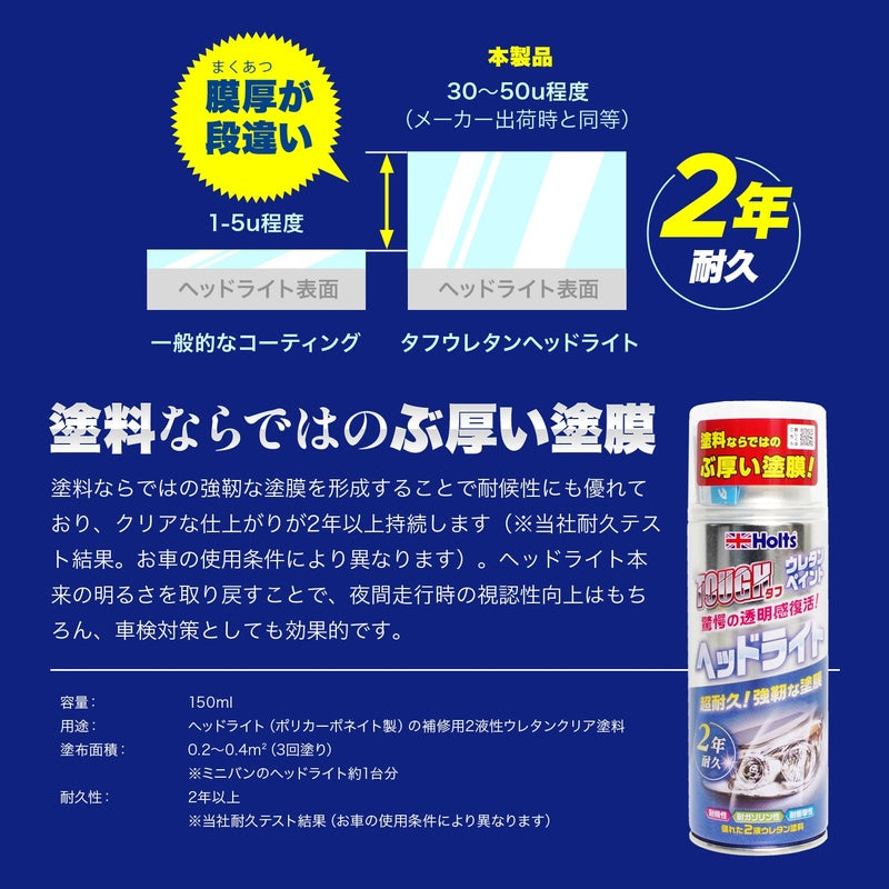 Holts タフウレタンヘッドライト 【MH11626】 150ml ホルツ