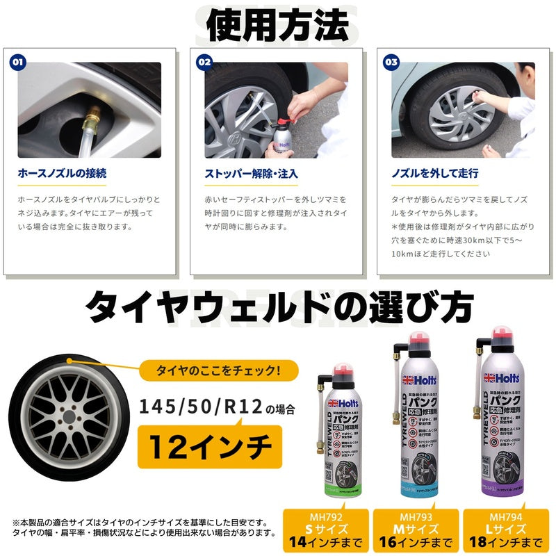 Holts タイヤウェルド S 【MH792】 300ml ホルツ