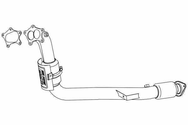 FUJITSUBO SPORTS CATALYZER スバル レガシィツーリングワゴン TA-BP5 2003/05〜2006/05 600-64062