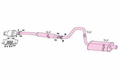 FUJITSUBO Legalis R. Sテール トヨタ スプリンタートレノ E-AE86 1983/05〜1987/05 750-22454