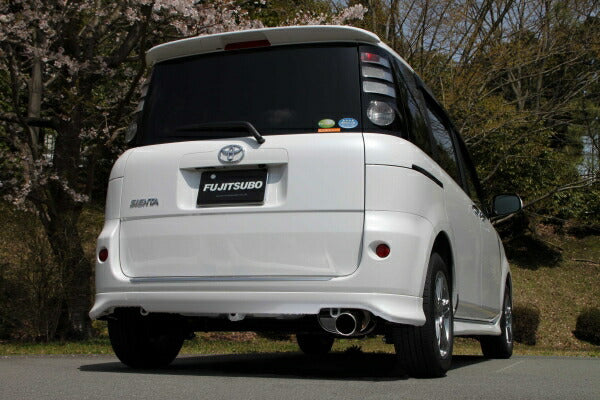 シエンタ DBA-NCP81G リア マフラー 1E7 X 1NZ-FE CVT