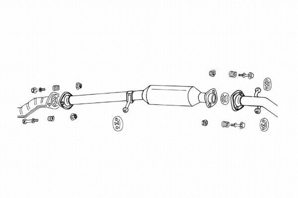FUJITSUBO POWER Getter CENTER PIPE トヨタ アルテッツァ GF-SXE10 1998/10〜2001/05 510-23812