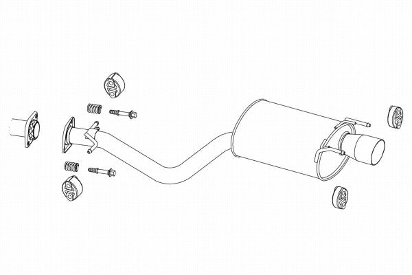 アルテッツァ GXE10 マフラー フジツボ レガリスR 760-23811