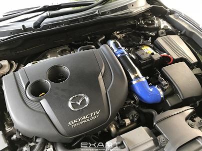 EXART エアインテークスタビライザー アテンザ ワゴン LDA-GJ2FW 【EA04-MZ104-N】 インテークパイプ