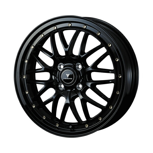 weds NOVARIS/ASSETE M1 【15×4.5J 4-100 INSET45】 ミツビシ eKワゴン B11W 0041060