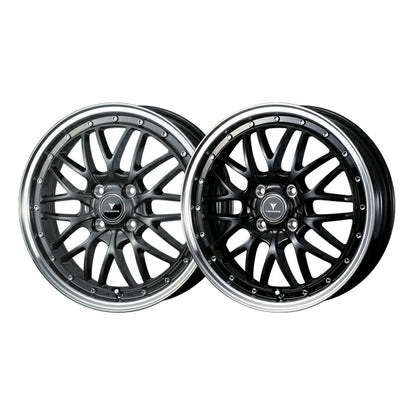 weds NOVARIS/ASSETE M1 【15×4.5J 4-100 INSET45】 スバル ルクラ L450系 0041070/0041080