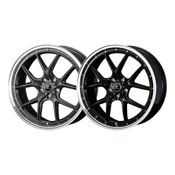 weds NOVARIS/ASSETE S1 【18×7.5J 5-114.3 INSET45】 ニッサン エクストレイル T31 0041342/0041332