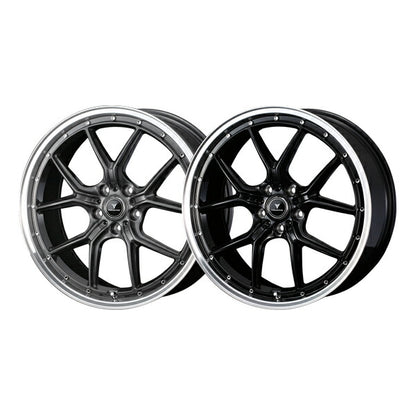 weds NOVARIS/ASSETE S1 【18×8.0J 5-114.3 INSET42】 RENAULT メガーヌ BBM5P 0041344/0041334