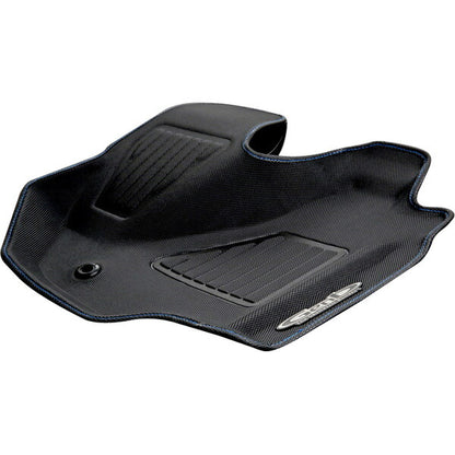 Genb コンフォートマット ブルーステッチ フロントセット トヨタ ハイエース TRH200/KDH200/GDH200系 OMF11BH