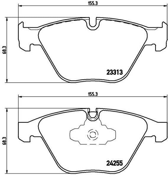 brembo XTRA PAD BMW X1 E84 VL18/VL20 2010/04〜2015/10 フロント左右セット P06 055X